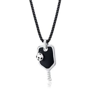 Pickleball Necklace | Paddle in Stainless Steel